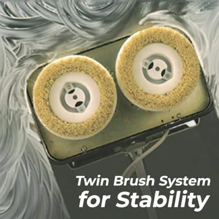 Koblenz P-2600A Carpet Shampooer Machine, 12 in Floor Polisher, Electric Floor Scrubber, 144 oz Tank, Twin Brushes, Scrubbing and Polishing Pads, Commercial Carpet Cleaner, White/Black by Koblenz - Image 3