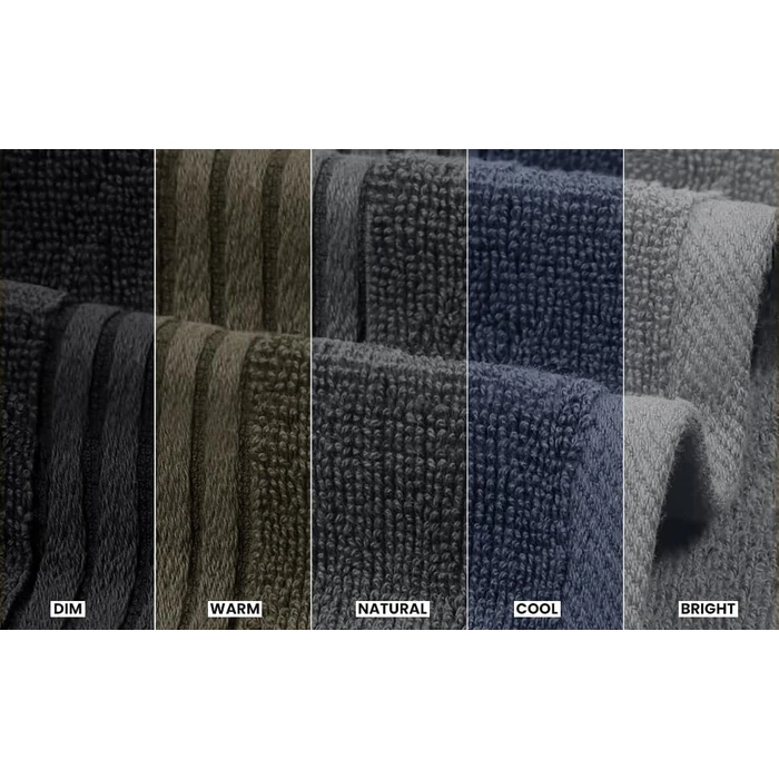 Utopia Towels 6 Piece Premium Hand Towels Set, 16 by 28 inches, 100% Ring Spun Cotton, Lightweight and Highly Absorbent Towels for Bathroom, Travel, Camp, Hotel, and Spa, Grey by Utopia Towels - Used - Good condition - CA$21.23