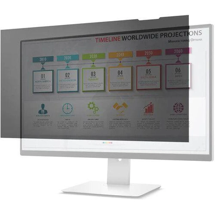 Rocstor PrivacyView Privacy Filter Screen Protector for 24" Widescreen (16:10) Monitor - Black by Rocstor - Refurbished - Excellent condition - US$152.49