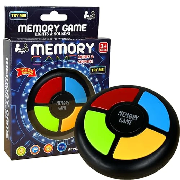 tingbowie Memory Game Handheld Electronic Toy, Color Memorizing with Lights and Sounds by tingbowie - Used - Like New condition - US$8.09