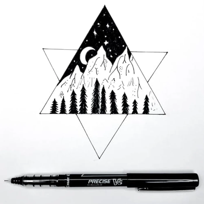 Pilot Precise V5 Rollerball Pens, Extra Fine Point 0.5 mm Black Pens, Black, Pack of 12 - Ideal for School, Journaling & Office Writing by PILOT - Image 6