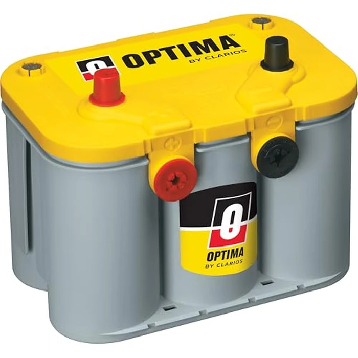 OPTIMA(R) Batteries High Performance D34/78 YELLOWTOP(R) Dual Purpose Sealed AGM Car, Truck and SUV Battery, 750 CCA, Dual Terminal, Maintenance Free, Versatile Mounting by OPTIMA - Image 1