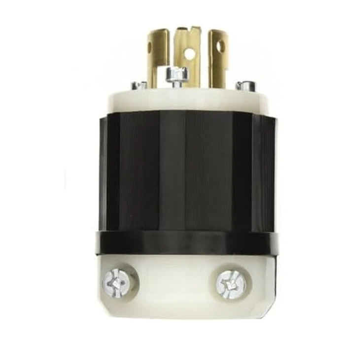 Leviton 20 Amp, 125/250 Volt, Locking Plug, Industrial Grade, 9965-C, Black by Leviton - Used - Like New condition - CA$7.64