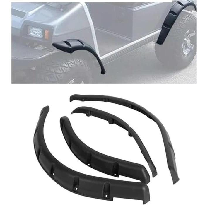ECOTRIC Golf Cart Standard Fender Flares Compatible with 1993+ Club Car DS Model (2 Front and 2 Rear Fender Flare) Durable Sturdy by ECOTRIC - Image 1