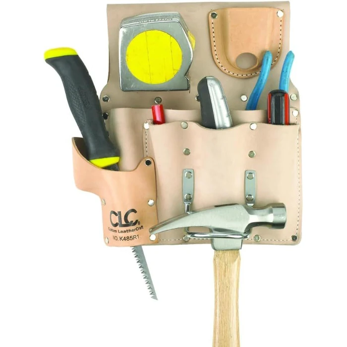 CLC Custom Leathercraft DW-109 K485R1 Standard Drywaller's Tool Pouch - Tan by CLC - Image 2