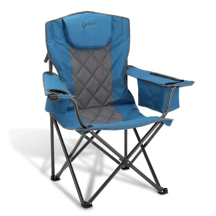 Arrowhead Outdoor Portable Folding Camping Quad Chair - Blue by Arrowhead Outdoor - Image 1