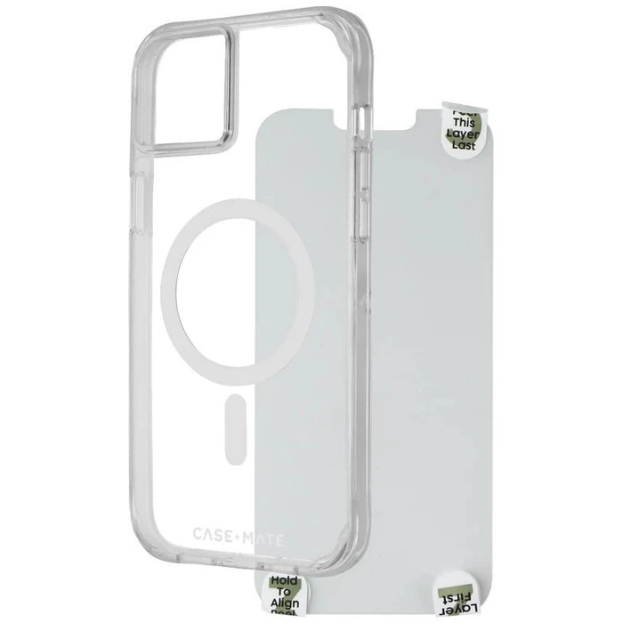 Case-Mate Protection Pack Phone Case for MagSafe for iPhone 14 Plus - Clear by Case-Mate - Refurbished - Premium condition