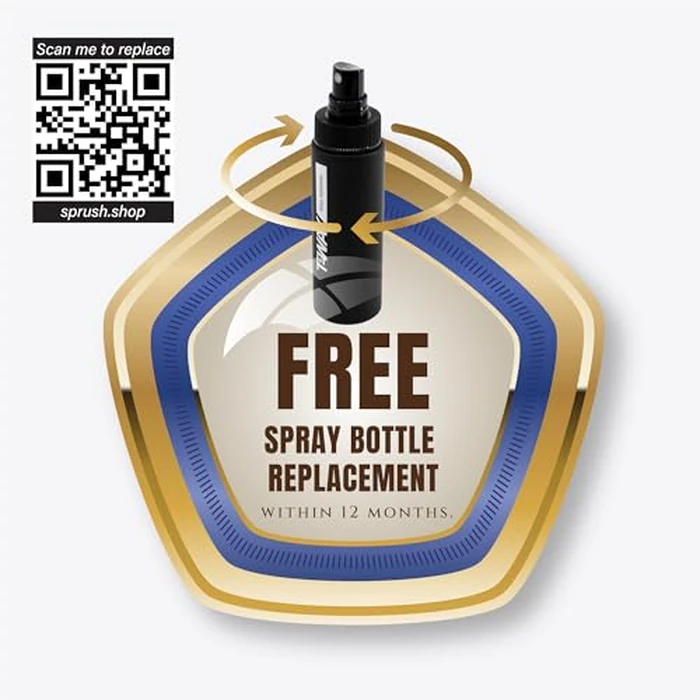 Golf Club Brush Cleaner with Water Spray Bottle and Sponge - Clean Golf Clubs Golf Balls Shoes All at Once - Heavy Duty - Golf Cleaning Device - Golf Accessories- USA Company (Matte Black) by Sprush - Image 4