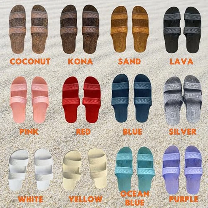 J-Slips Sandals for Women and Men - Comfortable Jesus Jandals for Beach, Summer, and Shower - Waterproof Hawaiian Slides in 12 Colors, Sandalias (Lava Rock, M11) by J-SLIPS HAWAII - Image 3