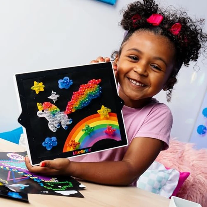 Lite Brite Classic, Favorite Retro Toy - Create Art with Light, STEM, Educational Learning, Holiday, Birthday, Gift, Boys, Kid, Toddler, Girls Age 4+ by Lite Brite - Image 5