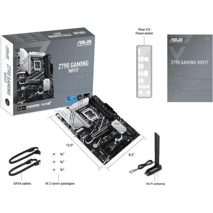 ASUS Z790 GAMING WIFI7 (LGA 1700) ATX motherboard with PCIe 5.0, three M.2 slots, 14+1 DrMOS, DDR5, WIFI 7, Realtek 1Gb LAN, HDMI TM, USB 3.2 Gen 2x2 by ASUS - Image 10