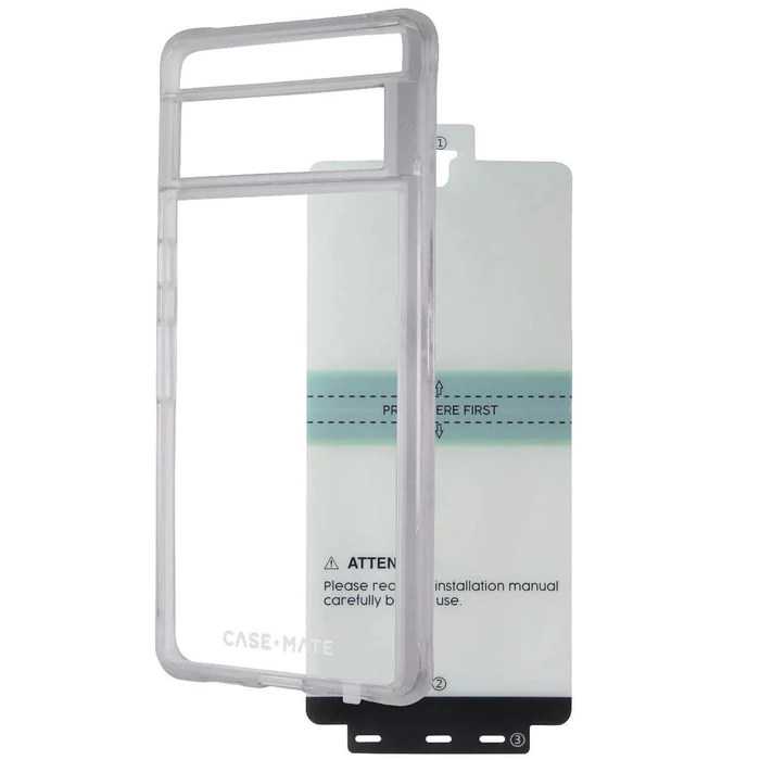 Case-Mate Tough Series Protection Pack for Google Pixel 7 Pro - Clear by Case-Mate - Refurbished - Brand New condition - US$8.28