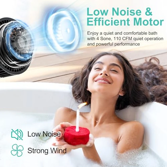 Hipoilk 97015159 S97015159 Bathroom Exhaust Fan Motor Assembly Compatible with Broan NuTone 676-D/2676F-A 684-D/2684F-A 684NT-A 683-C DX90 80RDF 80RDB by Hipoilk - Image 5