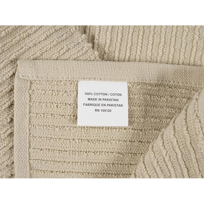 KAF Home Premium Kitchen Towels (18" x 28"), Large 100% Cotton, Flat & Terry Absorbent Dish Towel Set (Beige, 18 x 28-6 Pack) by Kaf Home - Image 7