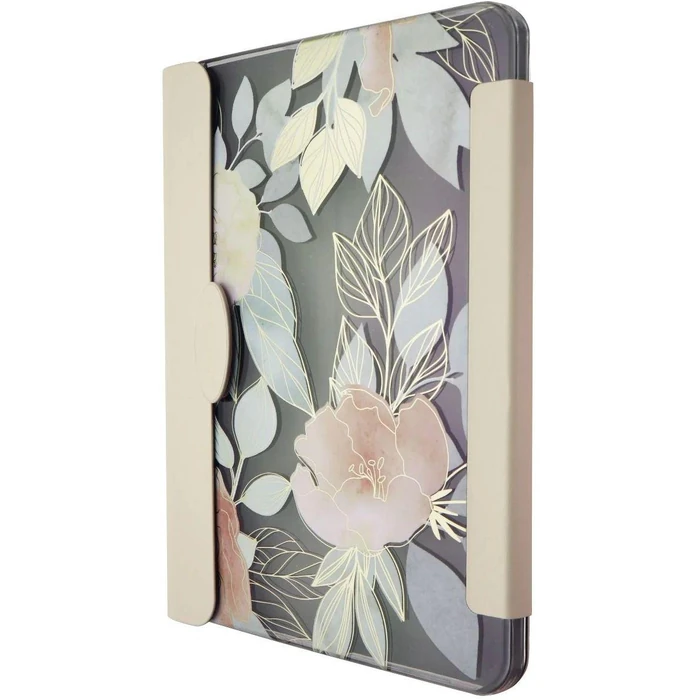 Elizabeth James Stand Folio iPad Case for iPad (10th Gen) - Blooms in Bordeaux by Elizabeth James - Refurbished - Brand New condition - US$26.93