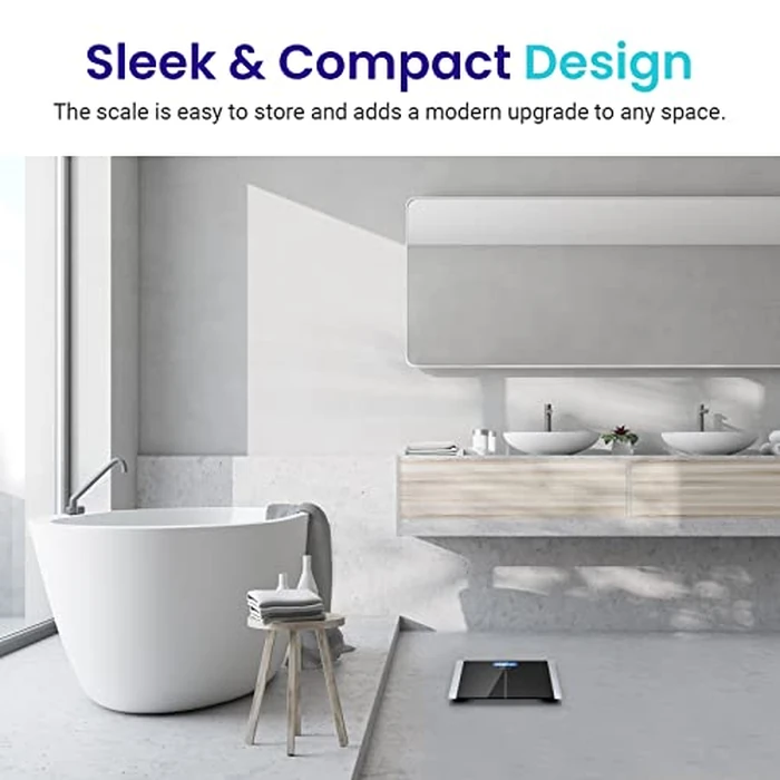 Etekcity Bathroom Scale for Body Weight, Highly Accurate Digital Electronic Weighing Machine for People, LCD Display, Large Size, 6mm Tempered Glass for Safe Home Use, Batteries Included, 400 lbs by Etekcity - Image 6