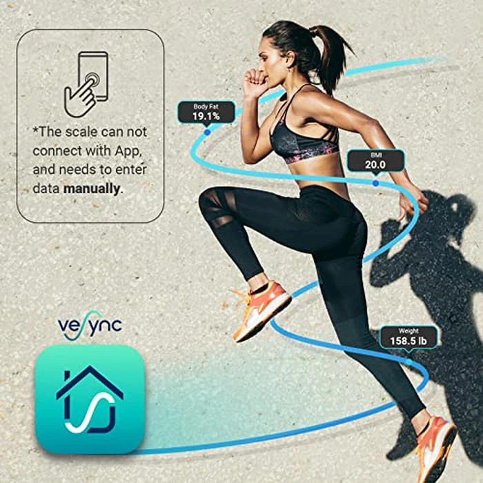 Etekcity Bathroom Scale for Body Weight, Highly Accurate Digital Electronic Weighing Machine for People, LCD Display, Large Size, 6mm Tempered Glass for Safe Home Use, Batteries Included, 400 lbs by Etekcity - Image 7