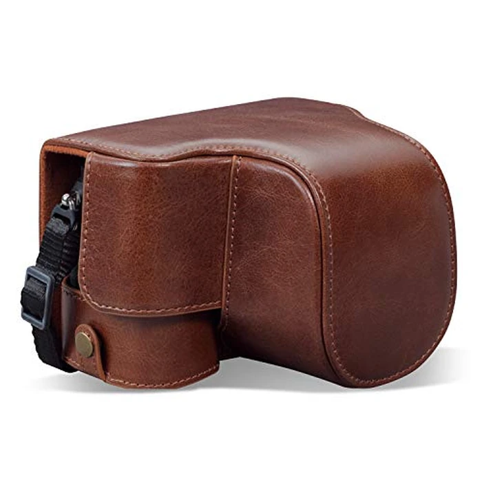 MegaGear MG1953 Ever Ready Genuine Leather Camera Case Compatible with Sony Alpha 7C, A7 C - Brown by MegaGear - Used - Acceptable condition