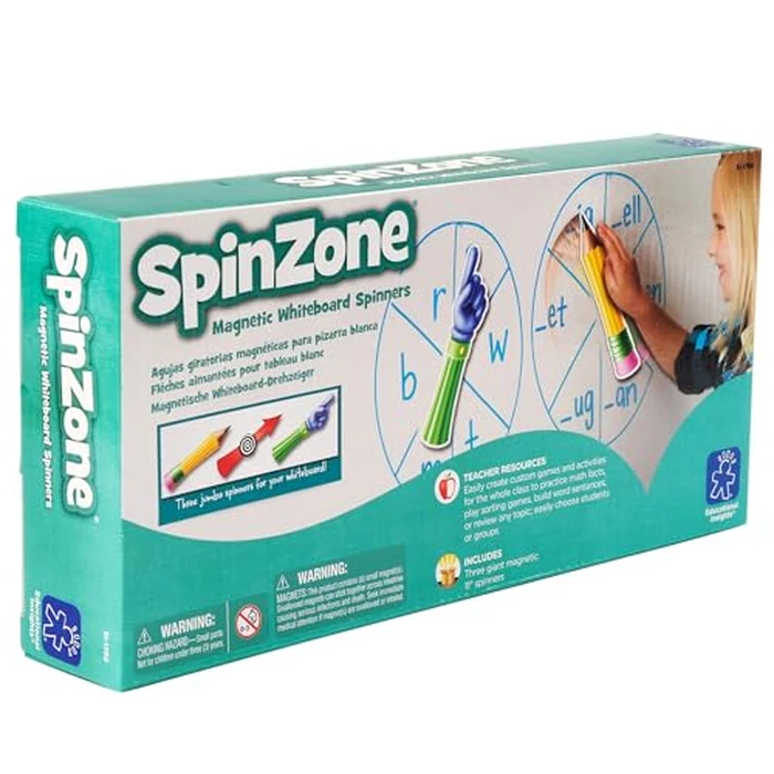 Educational Insights 1768 Spinzone Magnetic Whiteboard Spinners by Learning Resources - Image 1
