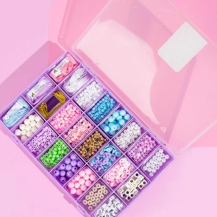 Next Style D.I.Y. Flower Friendship Bracelets, Create 15+ Accessories, 300+ Beads, Friendship Bracelet Kit, Bracelet Making Kit, 8 Year Old Girl Birthday Gift, 10 Year Old Girl Birthday Gifts by Next Style - Image 2