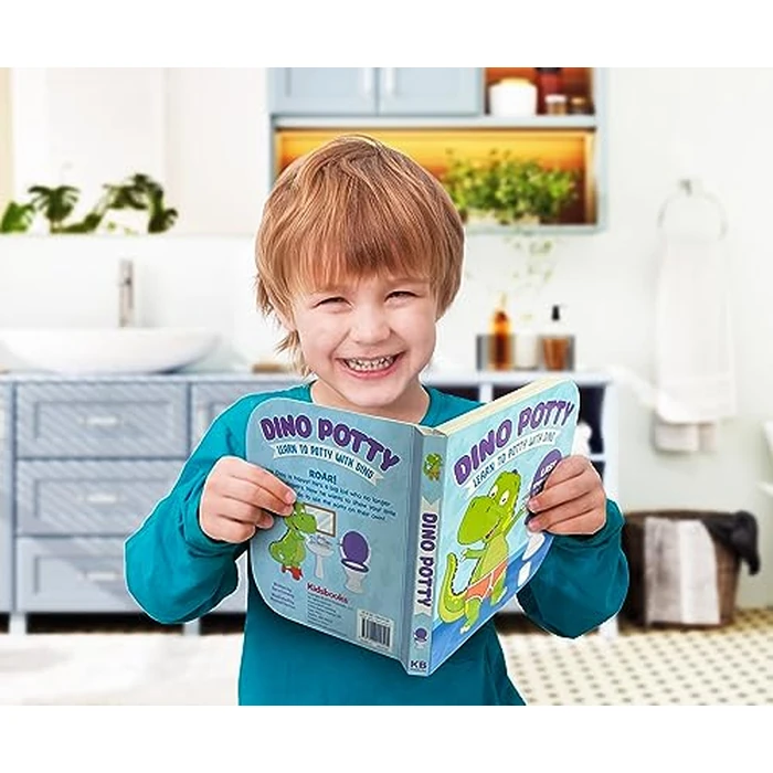 Dino Potty: Fun & Encouraging Potty Training Book for Toddlers Ages 2+ - Rhyming Children’s Book for Boys & Girls - Toddler Potty Book with Colorful Pictures - Perfect Toilet Training Gift by Kidsbooks - Used - Good condition