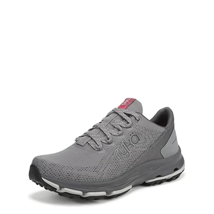 Ryka Womens Devotion X TR Hiking Shoes Sky Grey Fabric 8 W by Ryka - Image 1