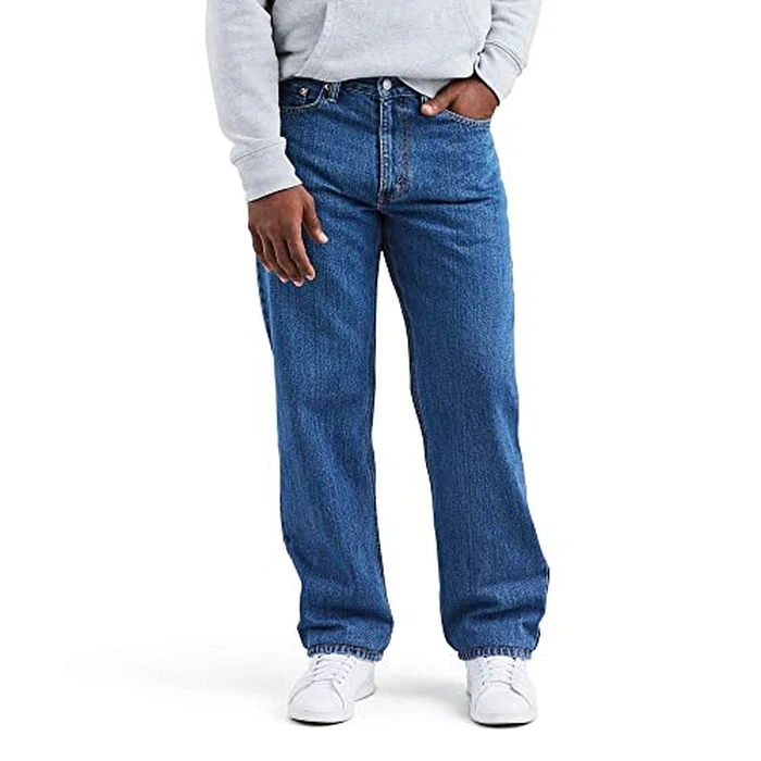 Levi's Men's 550 Relaxed Fit Jeans (Also Available in Big & Tall), Medium Stonewash, 40W x 36L by Levi's - Image 1