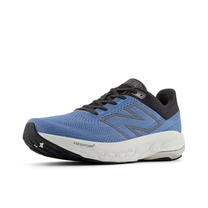 New Balance Men's Fresh Foam X 860 V14 Running Shoe, Blue Laguna/Black Cement/Grey Matter, 9.5 M by New Balance - Used - Like New condition - US$88.41