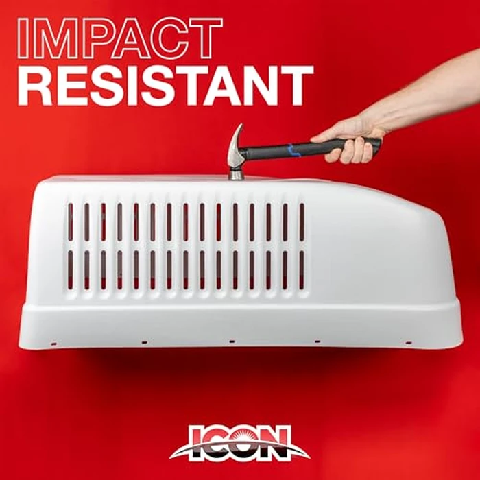 ICON Aftermarket A/C Shroud - fits Dometic Penguin - White by ICON - Image 2