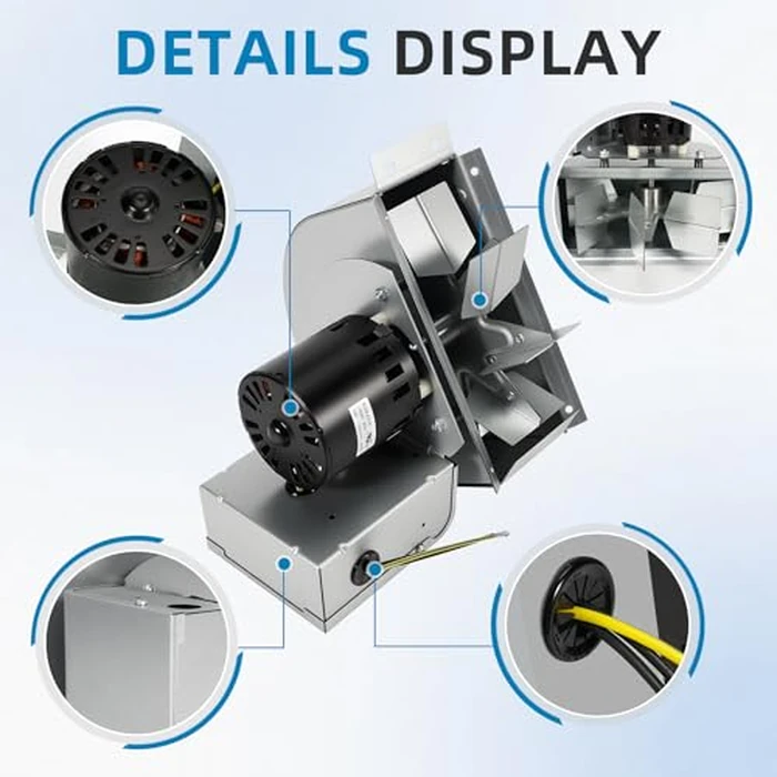 Aumzong D-3 Inline Chimney Draft Inducer Fan 115V Replaces Tjernlund D-3,D3,for Vertical Vent Systems,All Fuels by Aumzong - Image 5