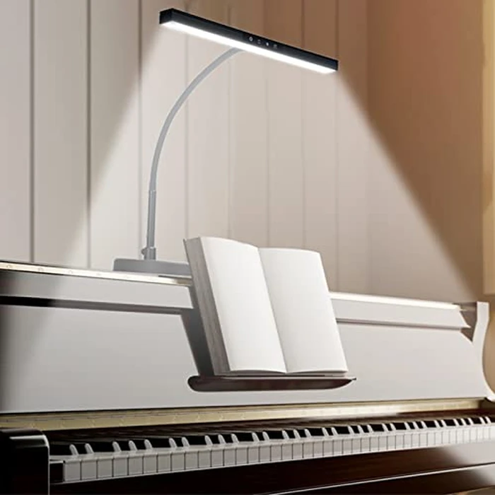CIVHOM Piano Light for Grand/Upright & Digital Pianos, Piano Lamp with 3 Color Modes for Stand Pianos, Adjustable Height and Direction, Auto-Off Timer, Music Stand Light, Desk Lamp, Table Light by CIVHOM - Used - Very Good condition - US$31.60