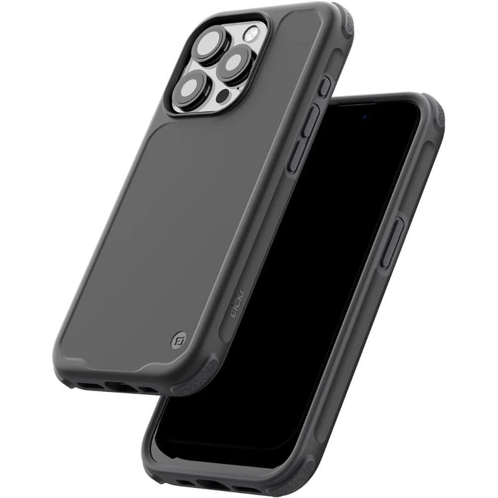 CLCKR G-Form Protection Phone Case with MagSafe for Apple iPhone 15 Pro - Carbon Black - Good by CLCKR - Image 1