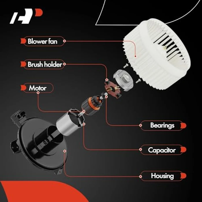 A-Premium Front HVAC Heater Blower Motor Compatible with Toyota Corolla 2009-2019, RAV4 2006-2018, Matrix 2009-2014 & Pontiac Vibe 2009-2010 & Scion tC 2011-2016, xB 2008-2015, with Fan Cage by A-Premium - Image 4