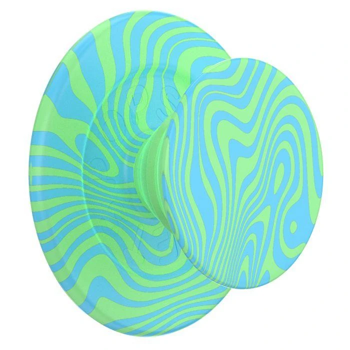 PopSockets PopGrip for MagSafe Phone Grip and Stand - Swirl Oasis Keylime by PopSockets - Image 1