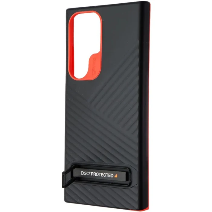 ZAGG Gear4 Battersea Kickstand Phone Case for Samsung Galaxy S23 Ultra - Black/Red by ZAGG - Image 1