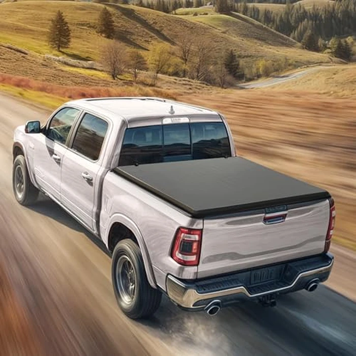 LEDKINGDOMUS Soft Quad-Fold Truck Bed Cover Fits for Chevy Silverado/GMC Sierra 2500 3500 HD 2020-2026 | 6'10" (82.2") Bed w/o Multi-Flex Tailgate by LEDKINGDOMUS - Image 8