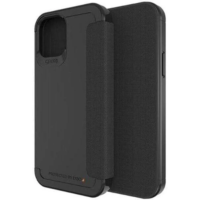 Zagg Gear4 Wembley Flip Series Folio Phone Case for iPhone 12 Pro Max - Black by Zagg - Image 2