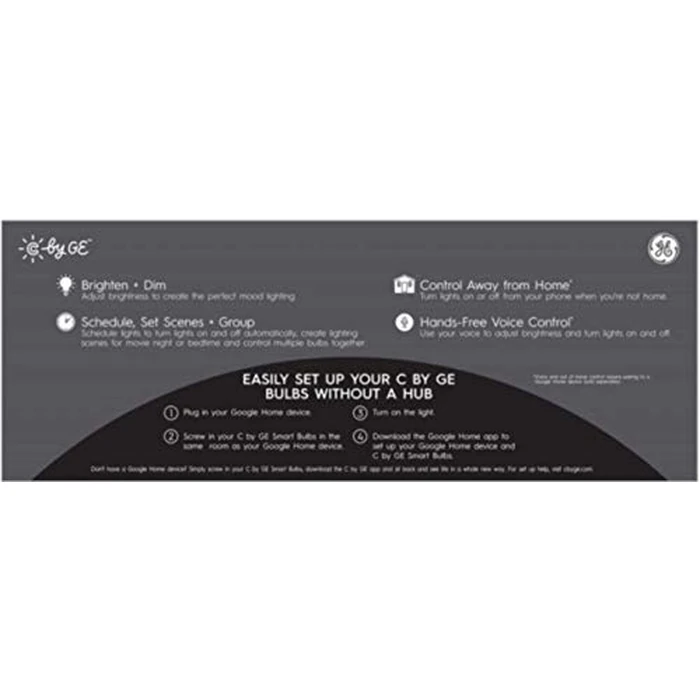 9.5W (60W Replacement) C by GE C-Life Soft White Smart Bulbs (5 LED A19 Light Bulbs) by GE - Image 2