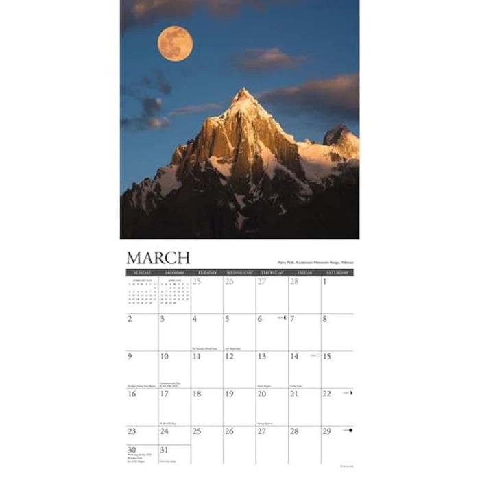Moons 2025 12" x 12" Wall Calendar by WILLOW CREEK - Image 4