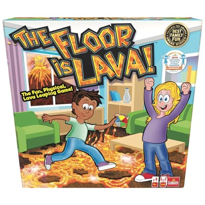 Endless Games The Original The Floor is Lava! Game by Endless Games - Interactive Game For Kids And Adults - Promotes Physical Activity - Indoor And Outdoor Safe by Goliath - Used - Very Good condition - US$15.28