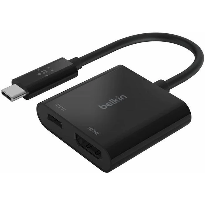 Belkin USB-C to HDMI + Charge Adapter - Black by Belkin - Refurbished - Excellent condition - US$88.28