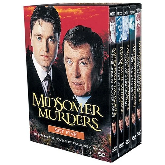 Midsomer Murders: Set Five (The Killings at Badger's Drift / Written in Blood / Death of a Hollow Man / Faithful unto Death / Death in Disguise) by AcornMedia - Used - Good condition - US$4.49