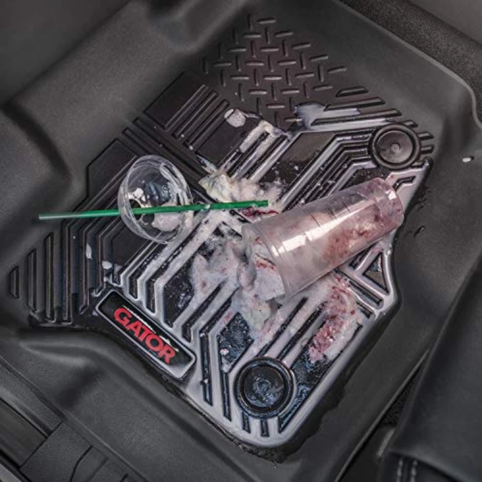 Gator 79611 Black Front and 2nd Seat Floor Liners Fits 2015-20 Ford F-150 SuperCrew by Husky Liners - Image 4