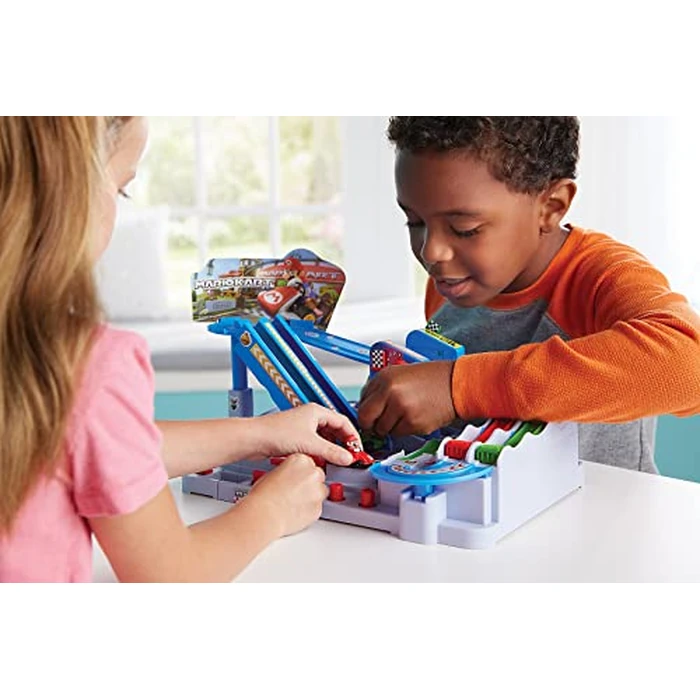 EPOCH Games Mario Kart(TM) Racing Deluxe - Super Mario Vehicle Obstacle Course with Mario and Luigi Kart Figures for Ages 5+ by EPOCH Games - Image 4