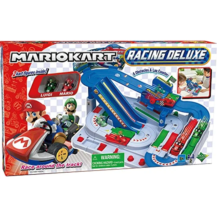 EPOCH Games Mario Kart(TM) Racing Deluxe - Super Mario Vehicle Obstacle Course with Mario and Luigi Kart Figures for Ages 5+ by EPOCH Games - Image 5