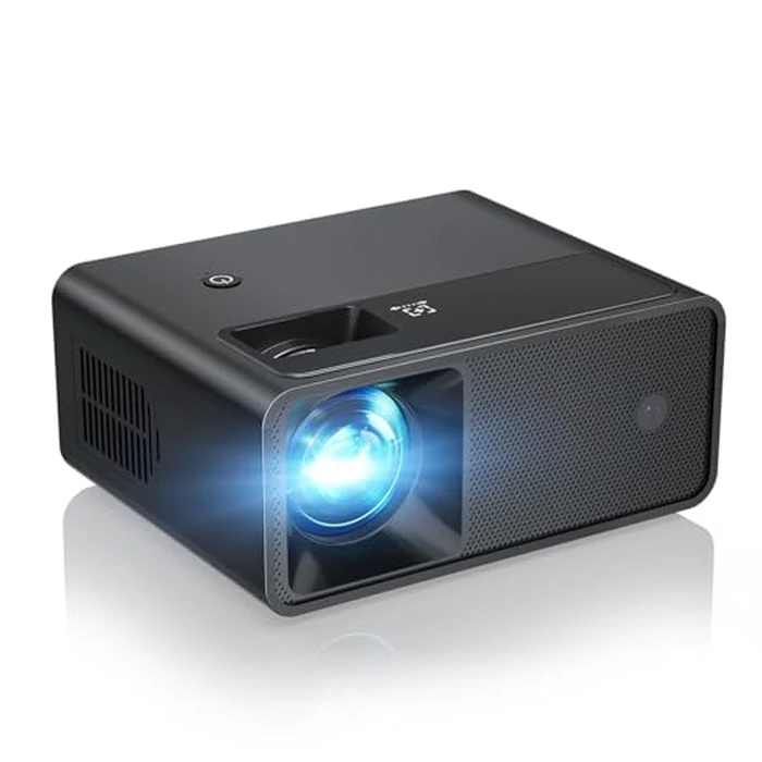CiBest Mini Projector, Upgraded Full HD 1080P Support Video Projector, Portable Small Movie Projector, Compatible with iOS/Android/Windows/TV Stick/Box/USB/HDMI by CiBest - Used - Very Good condition