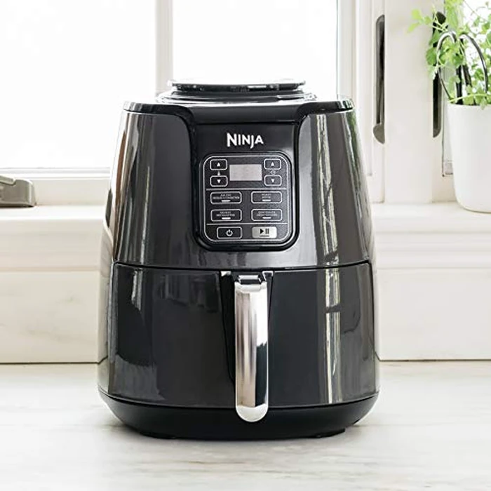 Ninja AF100C Air Fryer, 4-Qt Capacity, Non-Stick, Air Fry, Roast, Reheat, Dehydrate, Charcoal Grey (Canadian Version) - Perfect for Nutritional Cooking with Air Fryer Accessories by Ninja - Image 4