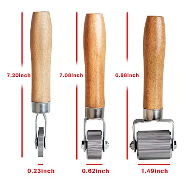 Car Sound Deadening Roller Metal Installation Tool 3 Pcs for Auto Noise Roller Car Sound Deadener Application Installation Tool Rolling Wheel Interior Accessories by FCHO - Image 2