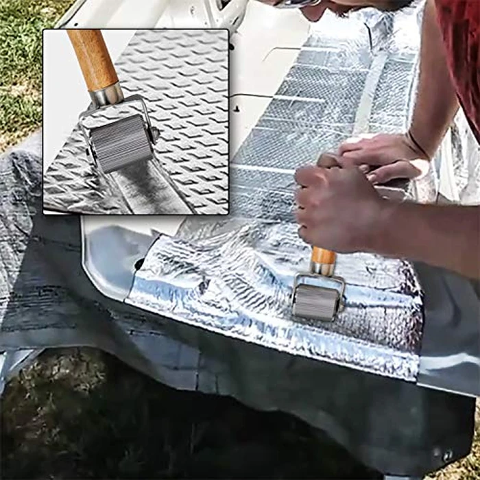 Car Sound Deadening Roller Metal Installation Tool 3 Pcs for Auto Noise Roller Car Sound Deadener Application Installation Tool Rolling Wheel Interior Accessories by FCHO - Image 7