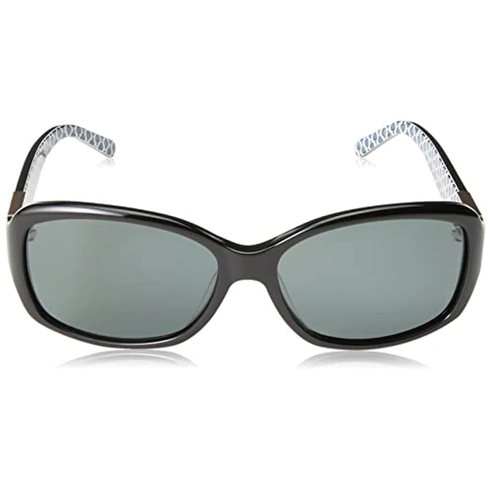 kate spade new york Womens Annika/P/S Butterfly Sunglasses, Black Blue Pattern, 56mm by kate spade new york - Image 2